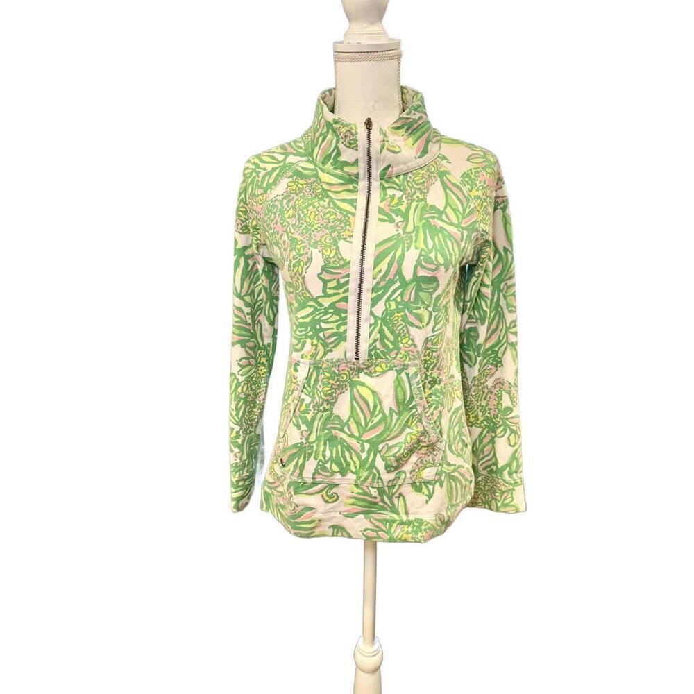 Lilly Pulitzer Skipper Popover Green Palm, Small